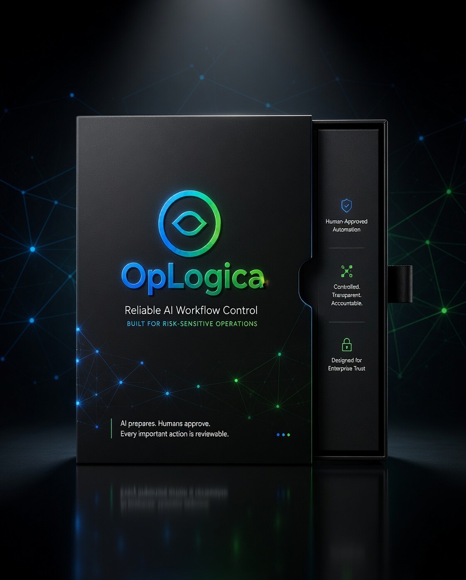 Oplogica — reliable, reviewable AI workflows for risk-sensitive operations