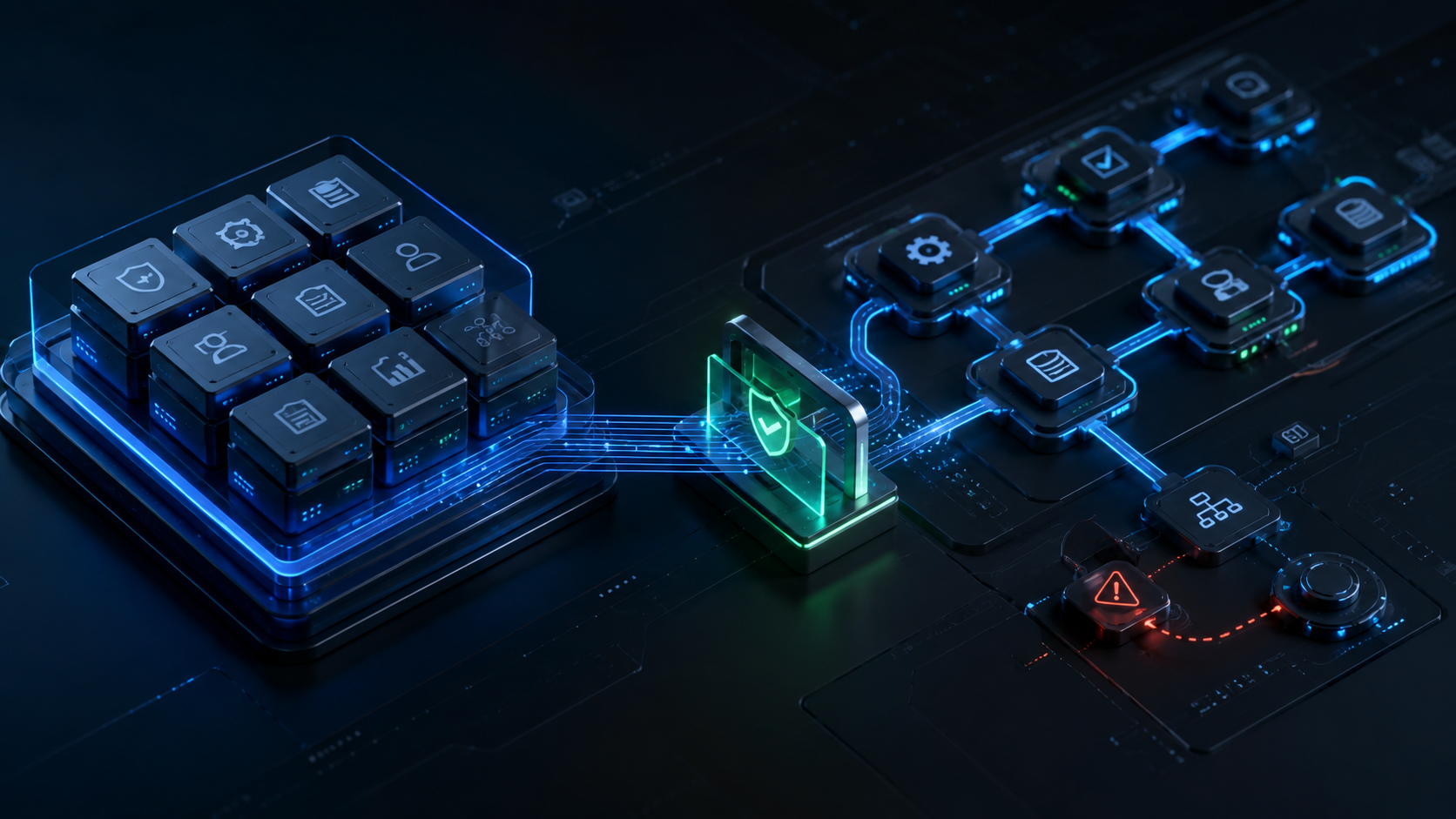 Approved control architecture being implemented into a live operating workflow